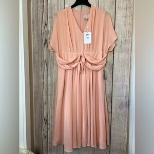 Gal meets glam collection Jane tie midi womens dress size 20